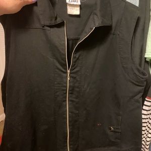 Links black vest size 14